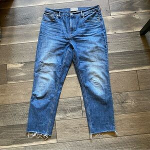 Everlane || High Rise Cheeky Straight Leg Crop Jean Size 31